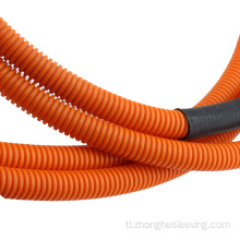 Slit corrugated sleeving corrugated electrical conduit